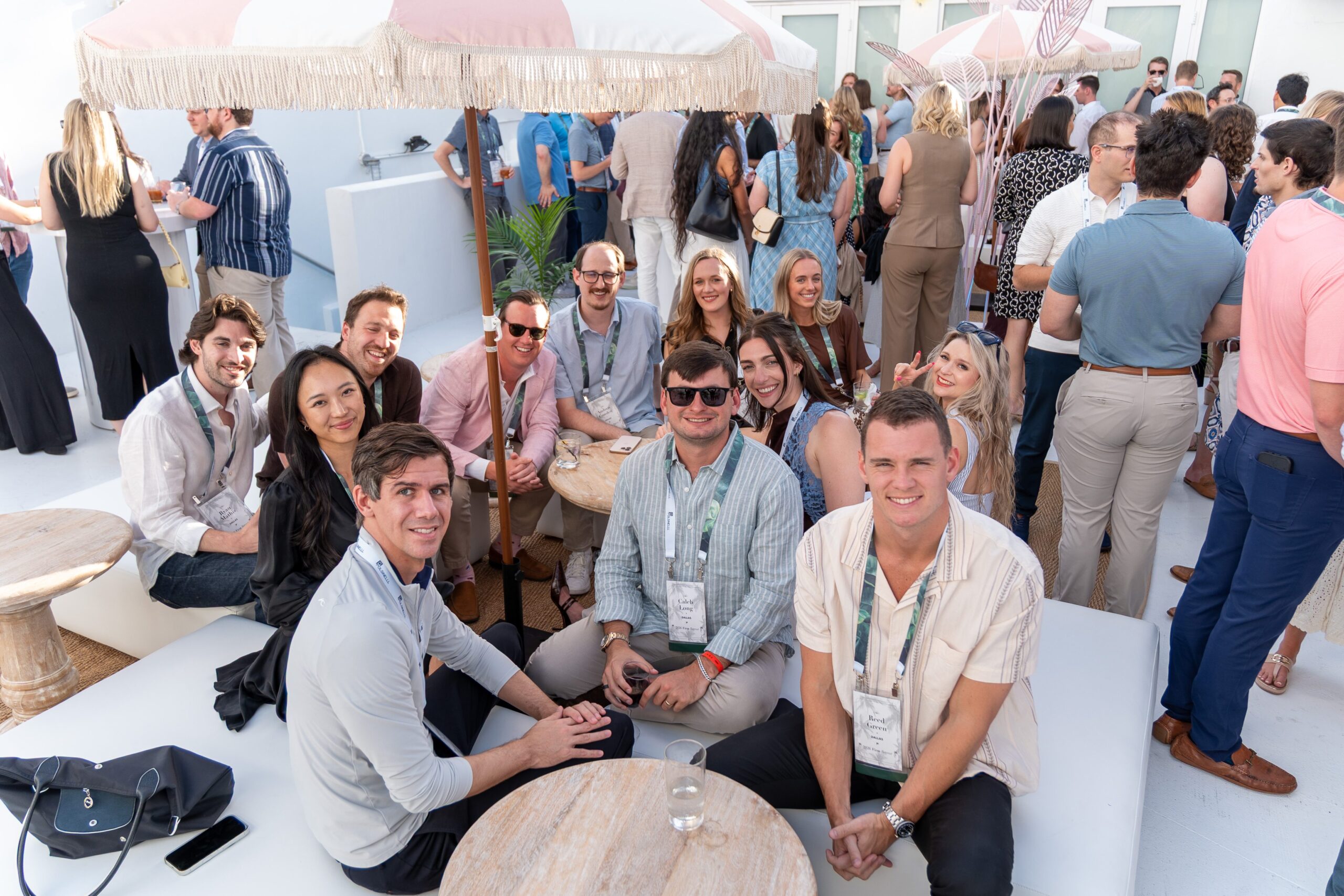 Business Professionals in Conversation at Summit - National Corporate Photography