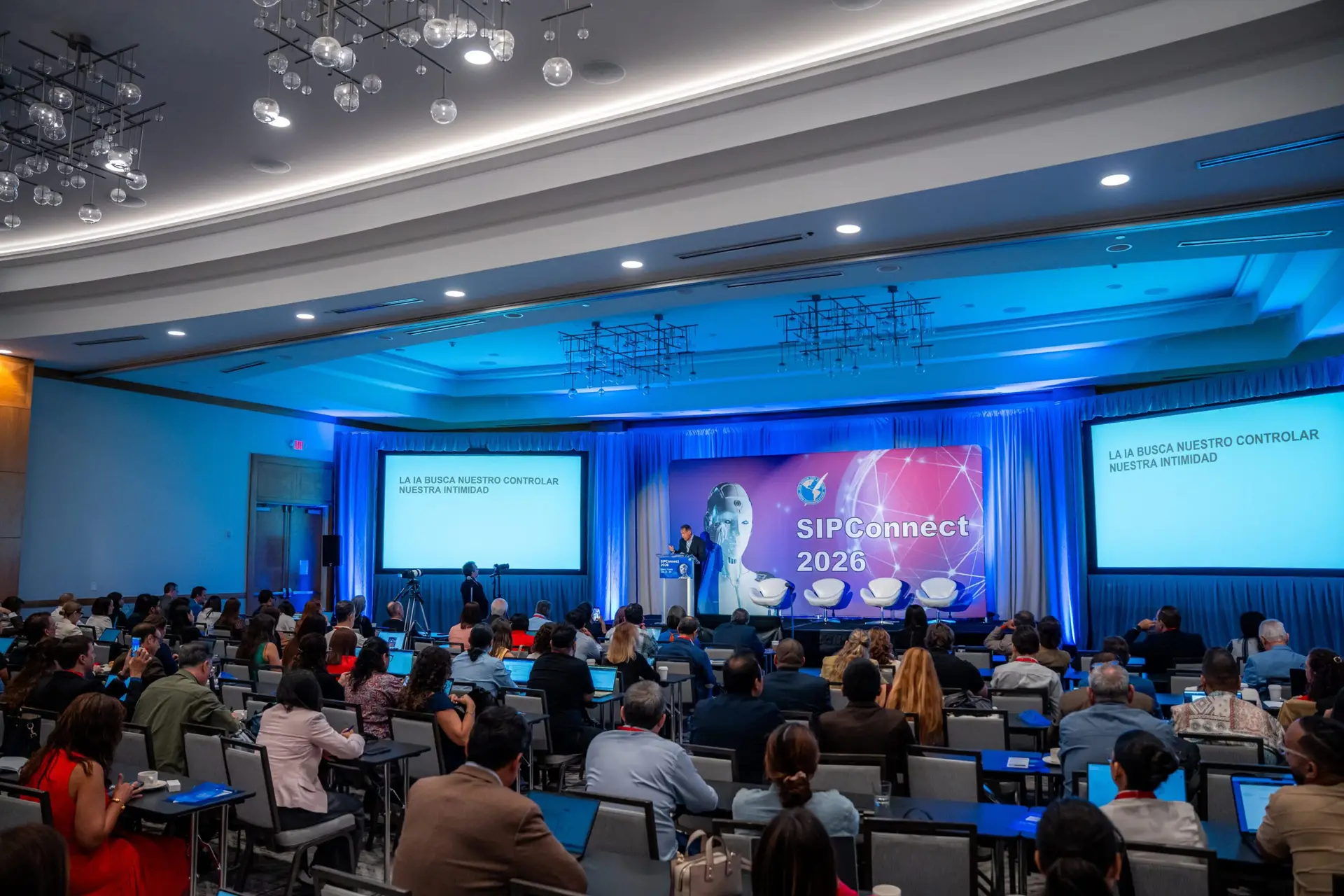 Conference keynote photography from SIP Connect 2026