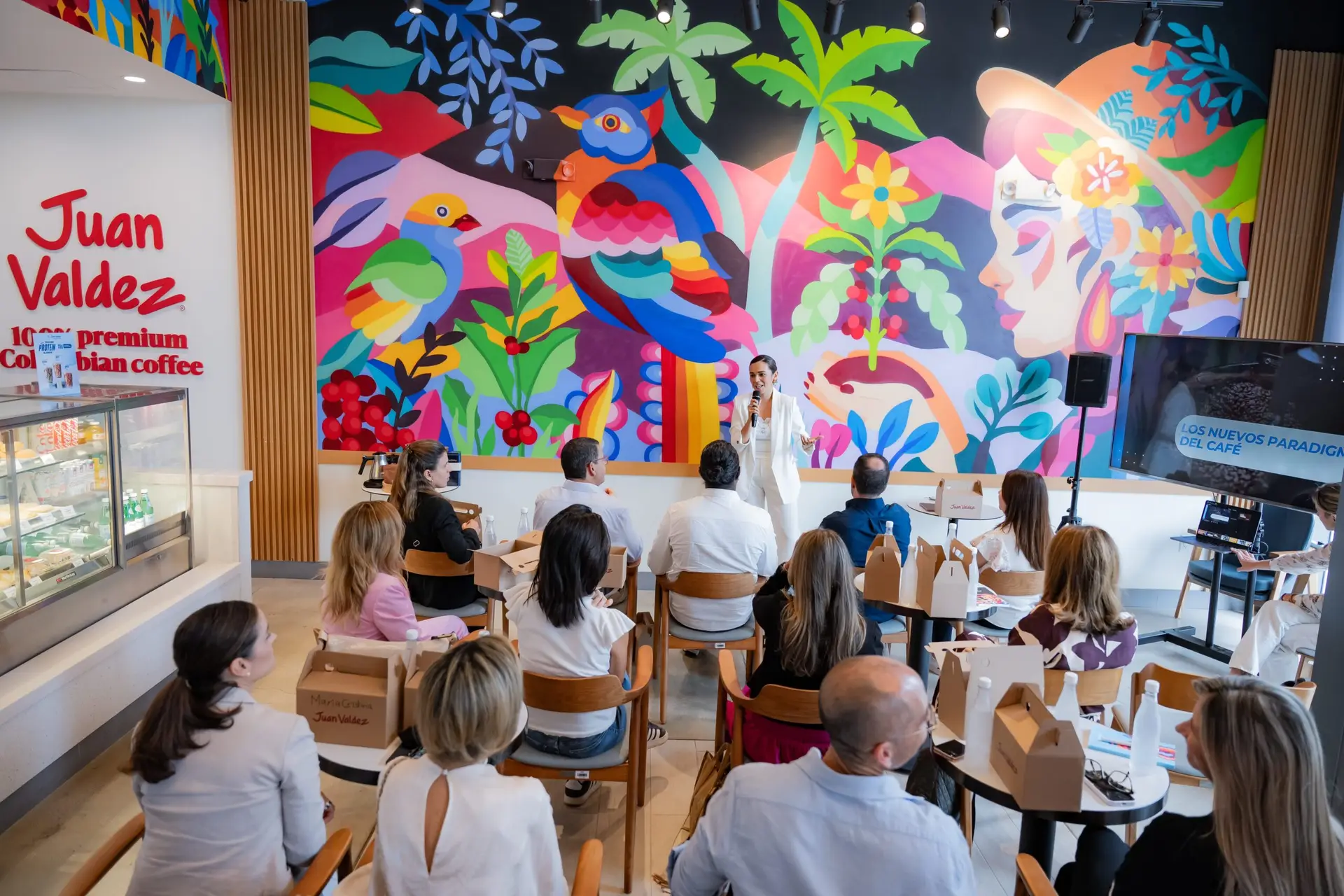 Interactive coffee experience for business leaders in Miami