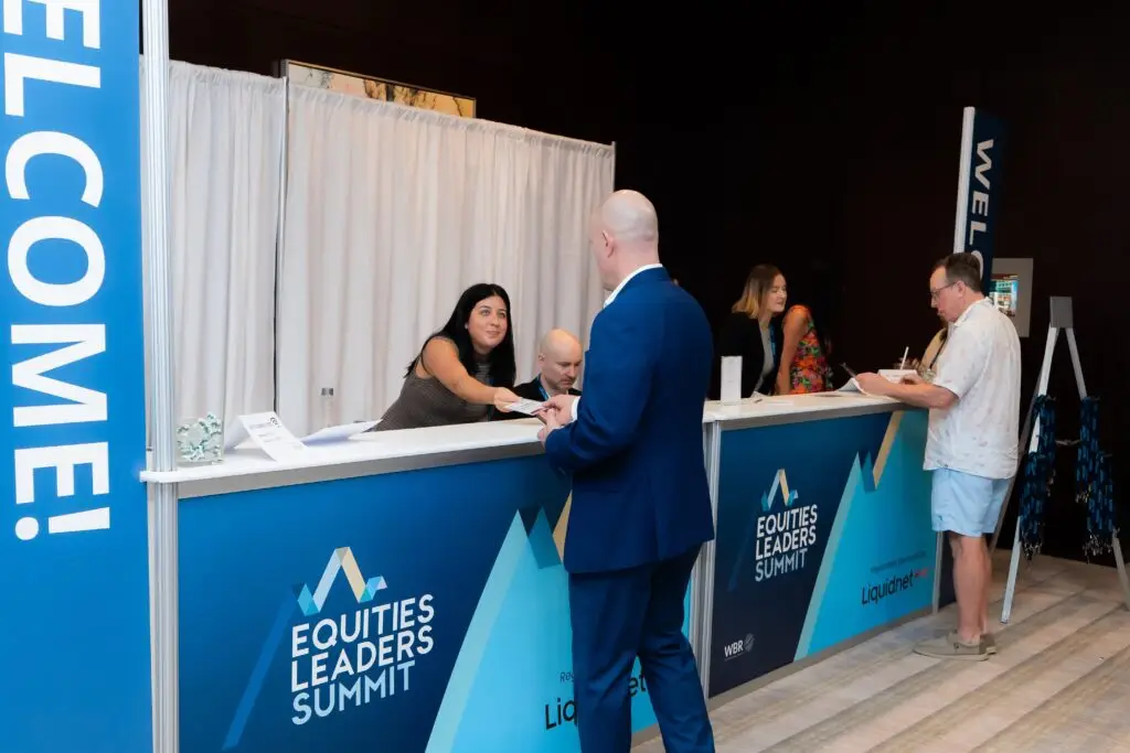 Registration area - Event Photographer in Miami