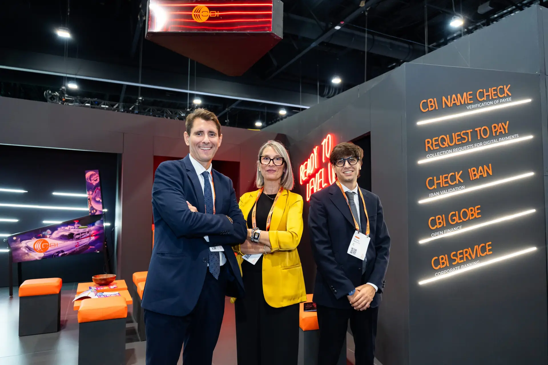 CBI booth at Sibos at the Miami Beach Convention Center